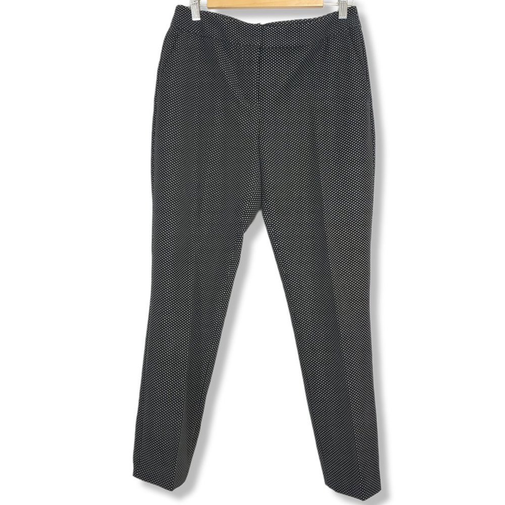 Carolina Belle Black and White Polkadot Dress Pant Trousers Size 6